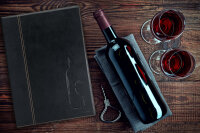 Securit Carte des vins TRENDY, A4, noir