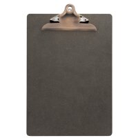 Securit Porte-menu à pince, A4, en bois, marron