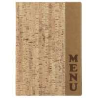 Securit Speisekarten-Mappe DESIGN CORK, DIN A4, beige