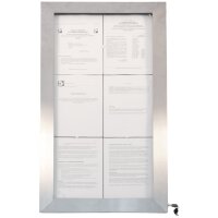 Securit Pfosten für Schaukausten STAINLESS STEEL