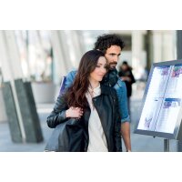 Securit Base pour vitrine daffichage STAINLESS STELL