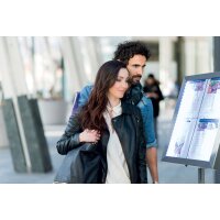 Securit Support pied pour vitrine daffichage LED Classic