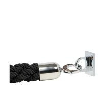 Securit Corde pour poteau daccueil CLASSIC, noir / chrome