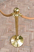 Securit Corde pour poteau daccueil CLASSIC, bronze / or