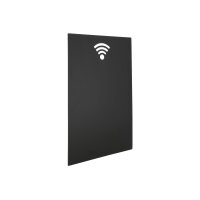 SECURIT Kreidetafel WIFI FB-WIFI schwarz 38x25x0.3cm
