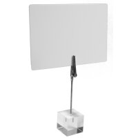 Securit Halterung CLAMP für Kreidetafelschilder, Acryl