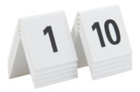 Securit Set de numéros de table 1 - 10 , blanc,...