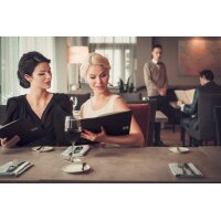 Securit Protège-menus ROYAL, A4, en cuir, noir