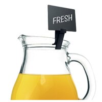 Securit Halterung CLIP für Kreidetafelschilder, schwarz