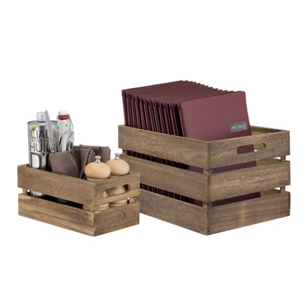 Securit Caisse en bois Tablecaddy,