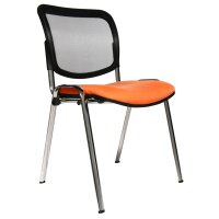 Topstar Chaise de bureau Net Point Visit chrom, orange