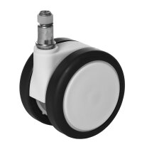 Topstar Roulettes design pour sol dur, grand, noir