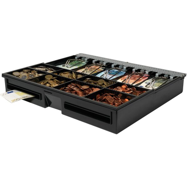 Safescan Garniture pour tiroir caisse 4646T, noir