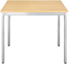 SODEMATUB Table universelle 128RHA, 1200 x 800, hêtre/alu