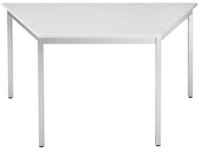 SODEMATUB Table universelle 148RGA, 1400x800, gris clair/alu