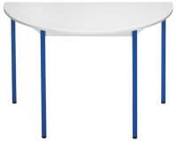 SODEMATUB Table universelle 148RGBL,1400x800,gris clair/bleu