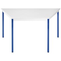 SODEMATUB Beistelltisch 120DRGBL, halbrund, lichtgrau blau