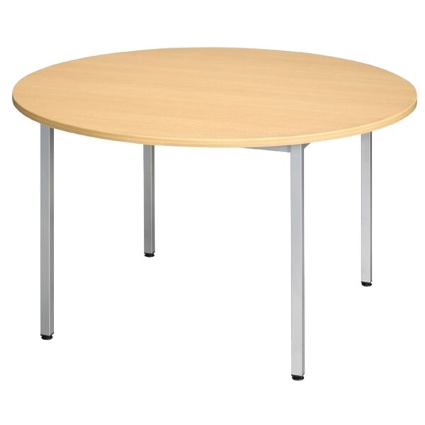 SODEMATUB Universaltisch 80ROHA, rund, 800 mm, buche alu