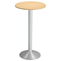 SODEMATUB Guéridon 60000EA, 600 mm, érable/alu