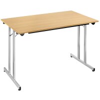 SODEMATUB Table pliante TPMU126GA, 1.200 x 600 mm, gris/alu