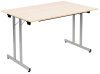 SODEMATUB Table pliante TPMU127EA, 1.200 x 700 mm,érable/alu