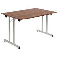 SODEMATUB Table pliante TPMU127GA, 1.200 x 700 mm, gris/alu