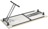 SODEMATUB Table pliante TPMU128GN, 1.200 x 800 mm, gris/noir