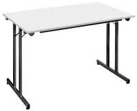 SODEMATUB Table pliante TPMU148GN, 1.400 x 800 mm, gris/noir