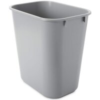 Rubbermaid Papierkorb, 12,9 Liter, rechteckig, PE, blau
