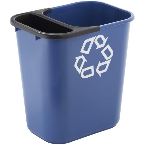 Rubbermaid Bac de séparation pour corbeille à papier, noir