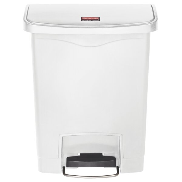 Rubbermaid Collecteur à pédale Slim Jim, 30 litres, jaune