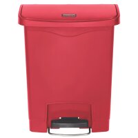 Rubbermaid Collecteur à pédale Slim Jim, 30 litres, jaune