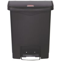 Rubbermaid Collecteur à pédale Slim Jim, 30 litres, jaune