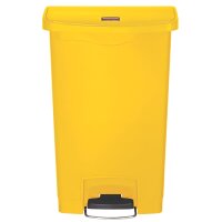 Rubbermaid Collecteur à pédale Slim Jim, 50 litres, beige