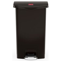 Rubbermaid Collecteur à pédale Slim Jim, 50 litres, beige
