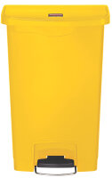 Rubbermaid Tret-Abfalleimer Slim Jim, 50 Liter, gelb