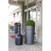 Rubbermaid Standascher Infinity Genie, rund, schwarz