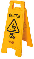 Rubbermaid Panneau davertissement Caution Wet Floor