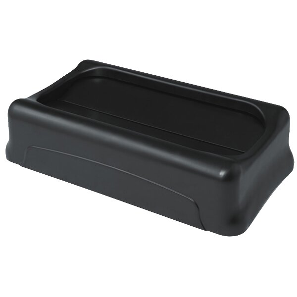 Rubbermaid Abfallbehälter Slim Jim mit Lüftungskanälen, grau