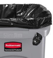 Rubbermaid Collecteur de déchets Slim Jim avec...