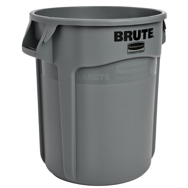 Rubbermaid Collecteur BRUTE 75,7 litres, en PP, jaune