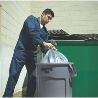 Rubbermaid Collecteur BRUTE 75,7 litres, en PP, jaune