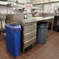 Rubbermaid Transportroller für Container BRUTE, schwarz
