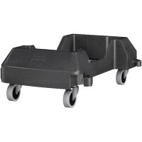 Rubbermaid Transportroller Slim Jim, erweiterbar, schwarz
