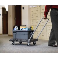 Rubbermaid Chariot de transport Triple, gris