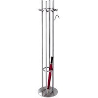 kerkmann Portemanteau sur pied Aristo, 12 crochets, argent