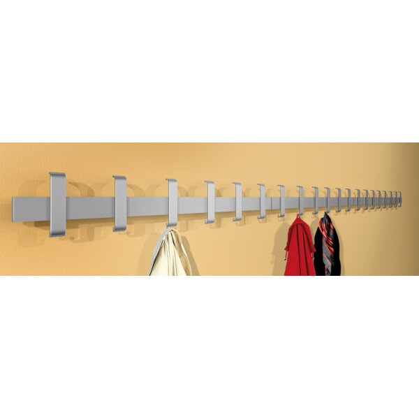 kerkmann Portemanteau mural de sécurité Arosa, gris argent