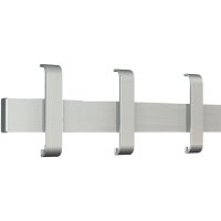 kerkmann Sicherheits-Wandgarderobe Arosa, 12 Haken,alusilber