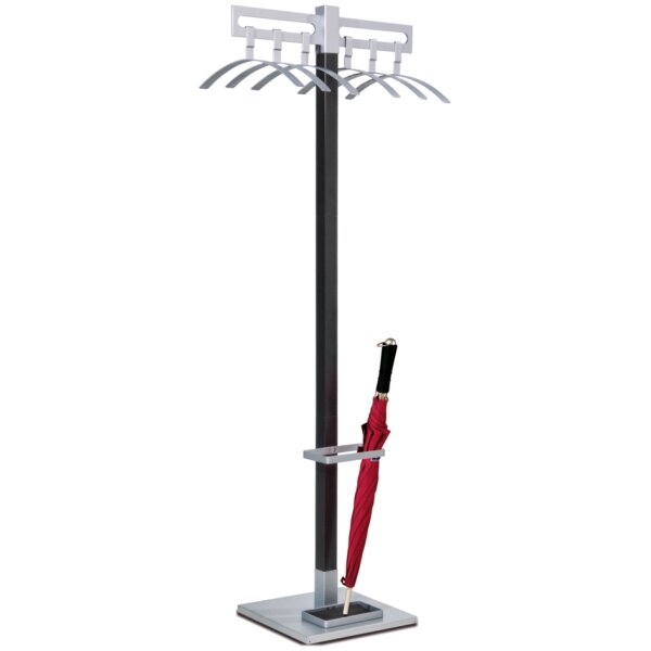 kerkmann Portemanteau sur pied Montana, noir/gris argent