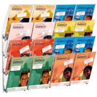 kerkmann Présentoir à prospectus mural concept, A4 portrait